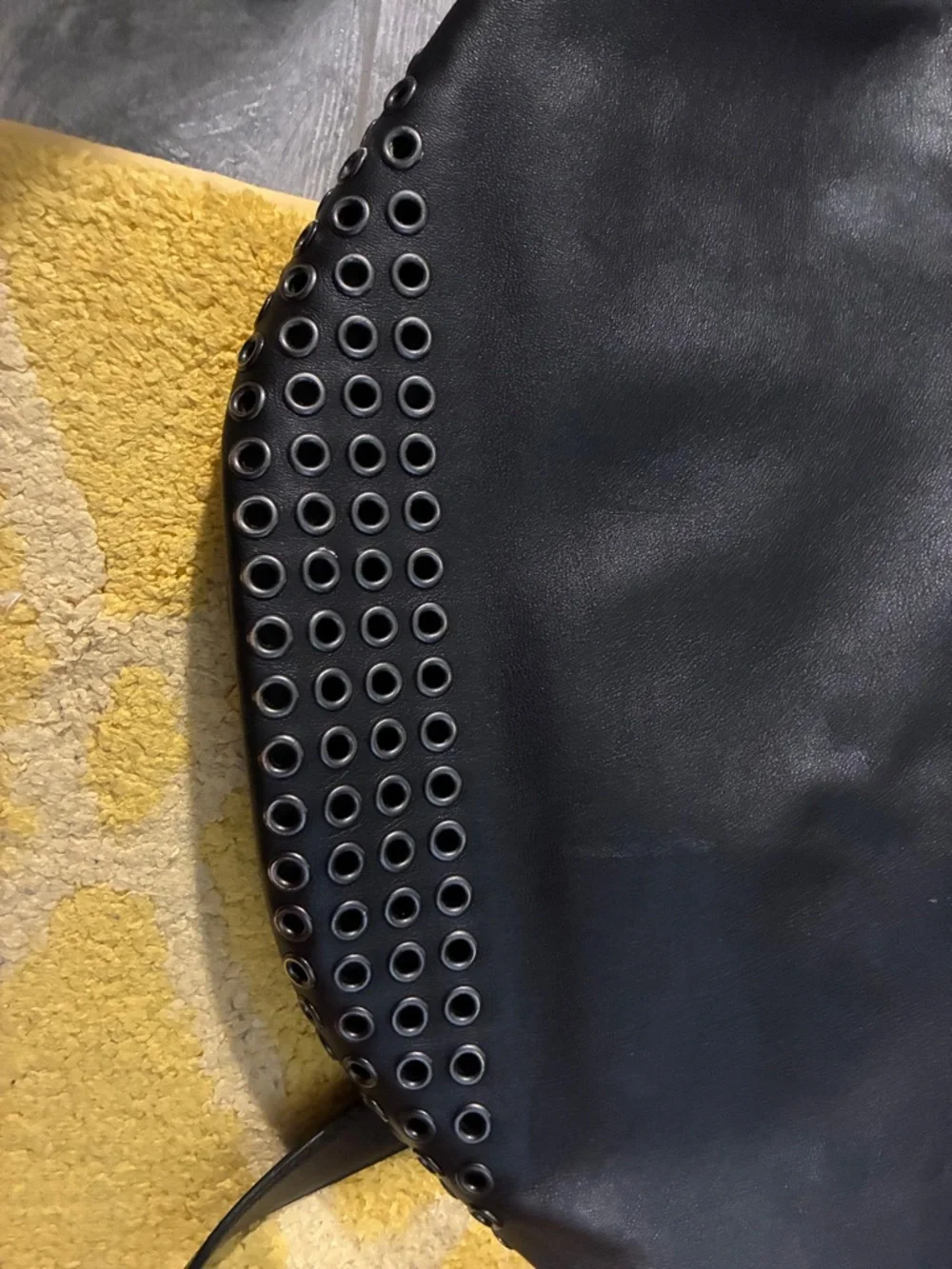 Coach Bleecker Leather Studded Bucket Bag - Picture 7 of 8